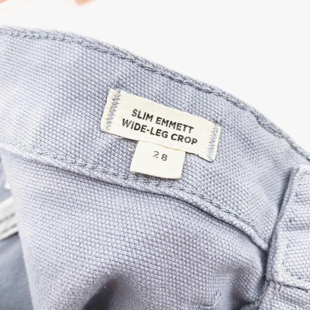 Madewell Slim Emmett Wide-Leg Crop Pants - Picture 7 of 10